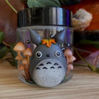Image 1 of Totoro Mushroom Stash Jar *PREORDER*