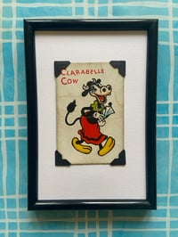 Image 5 of Mickey Mouse and friends c 1930s, framed individual vintage cards