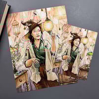 Image 3 of Glass Witch Signed Watercolor Print
