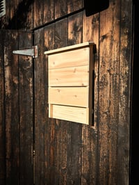 Image 1 of Handcrafted Single Chamber Cedar Bat House