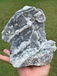 Image 10 of Green Cubic Fluorite With Sugar Quartz #653