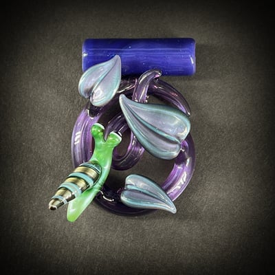 Image of Purple Vine with Snail Pendant