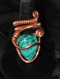 Adjustable Malachite Ring, Morocco