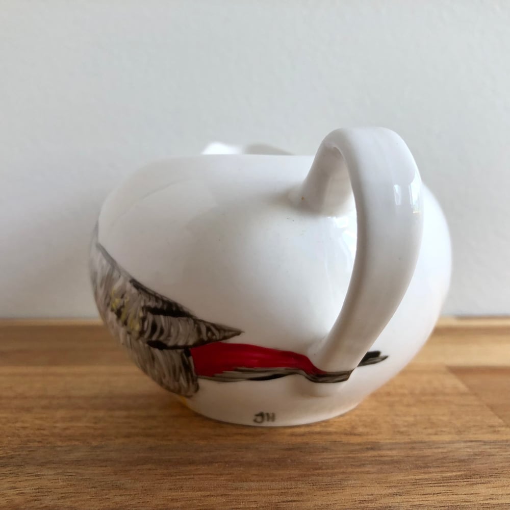 Beautiful Firetail Milk Jug