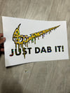 Just dab it"