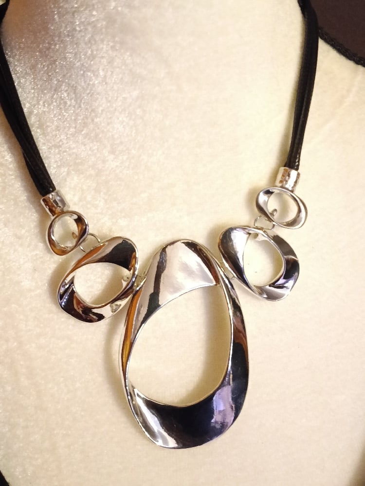 Image of Silver Necklace Set