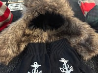 Image 16 of USA super warm winter hat OG striped dp scarf & Gloves