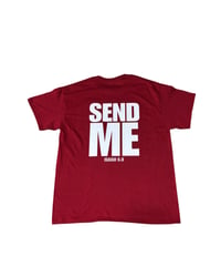 Image 1 of Send me tee(cardinal red)