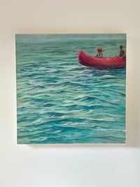Image 1 of “We Were Together", 14x14" original painting