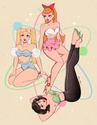 The Powerpuff Girls print