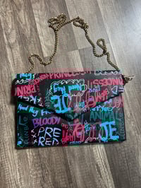 Image 1 of graffiti chain bag