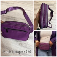 Purple fannypack