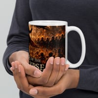 Image 1 of War of the Apocalypse White glossy mug