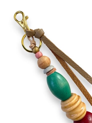 Image of BEADED BAG CHARM / KEYCHAIN #12