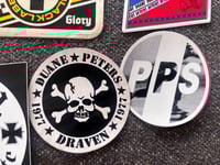 Image 18 of DUANE PETERS TRICK LIST W STICKERS AND SHADES INDY OJ 