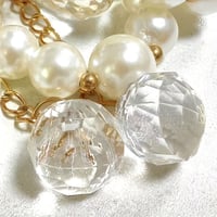 Image 7 of Elegant Bow Pearl Keychain with Crystal Drops - Perfect Gift for Her - Valentine's Day or Anytime - 