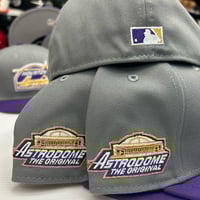 Image 3 of New Era 59Fifty Grey True Purple 