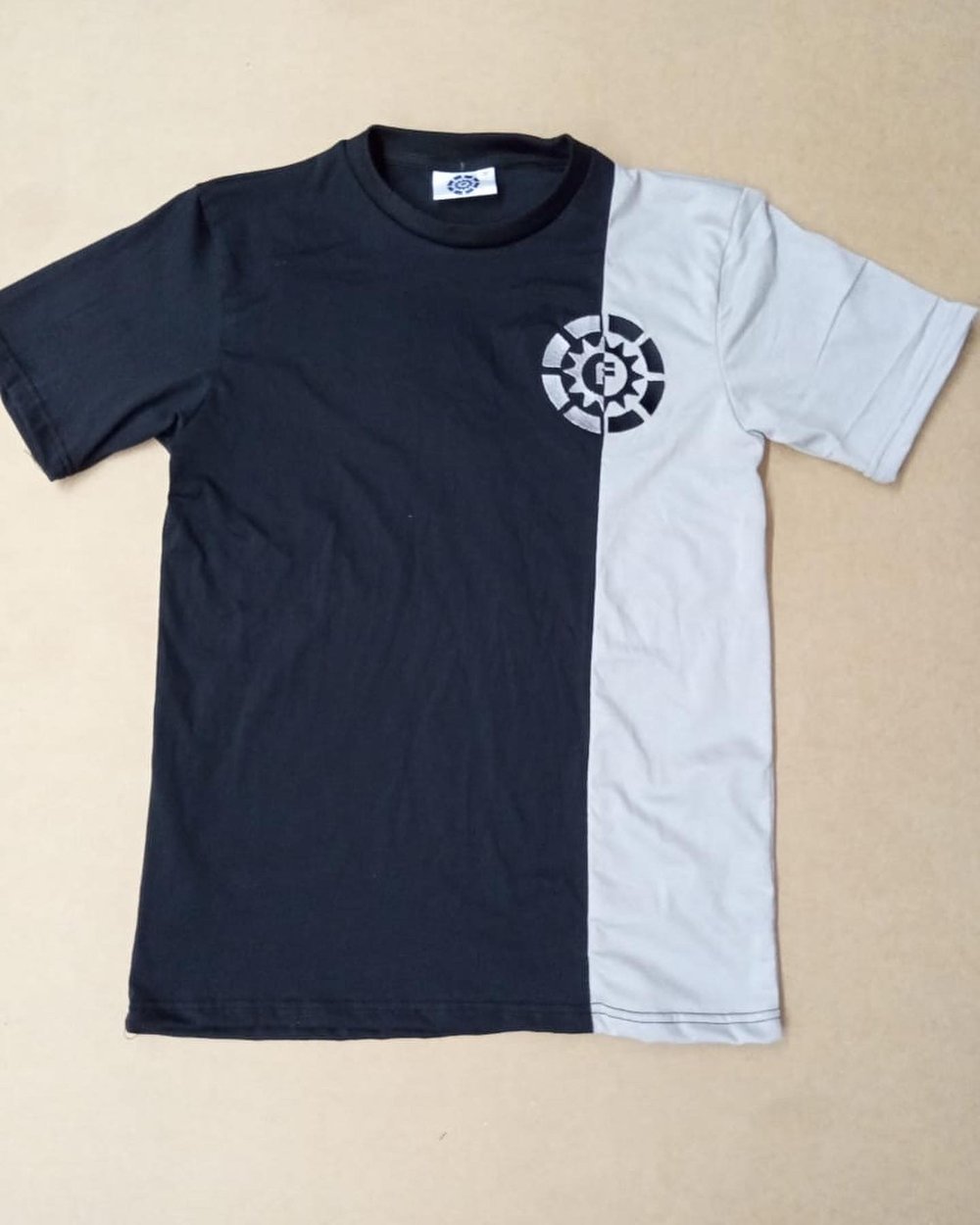 Fear no man “badge tee shirt “