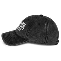 Image 4 of Vintage Cotton Black / White Legwork Dad Hat