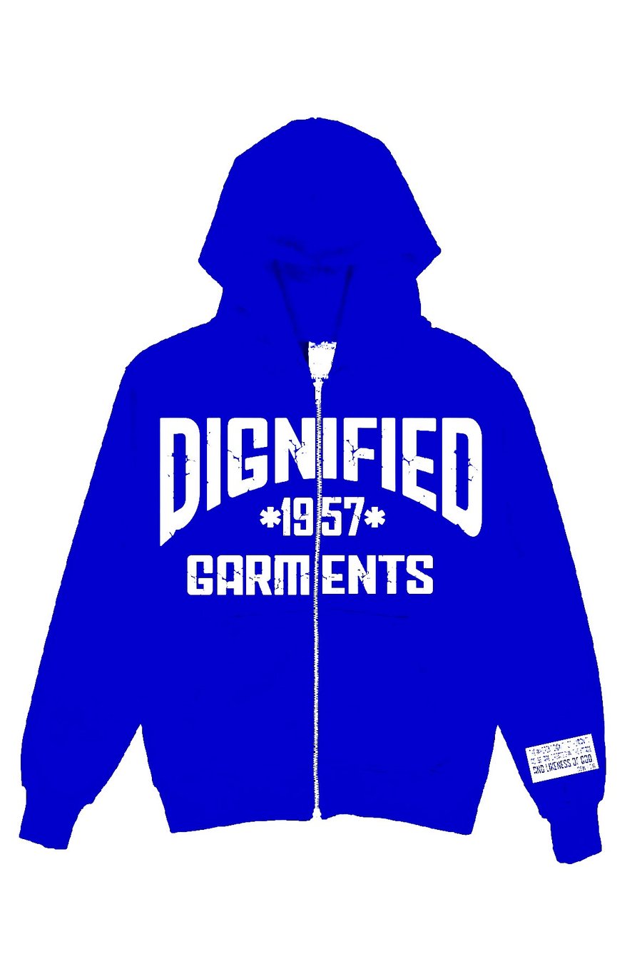Image of Dignified Zip-up (Ocean Blue)