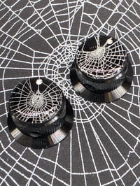 Image 1 of Preserved Web Guitar potentiometer knobs x2 - Set 3