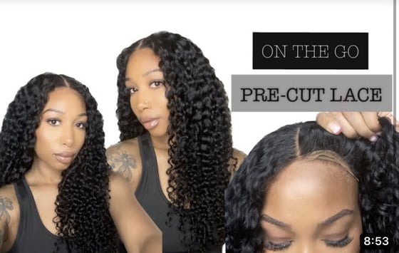 Image of On The Go Glueless Curly Lace Wig 