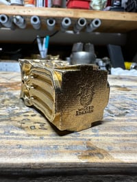 Image 4 of Four Skull Brass Cigar Holder