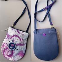 Image 1 of Connections Dye Painted Carry Case with Original Handpainted Mushrooms