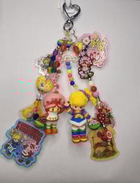 Rainbow Brite & Strawberry Shortcake Bag Charm 