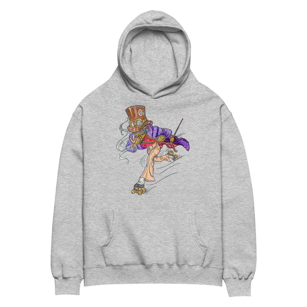 "TimeMaster" SLO Oversized Hoodie [ART ILLUSTRATED BY GREGORY HAWKINS]