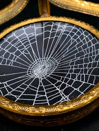 Image 7 of Ornate Vintage Candle holder - Real preserved spider web