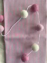 Felt Ball Garland - The Pinks