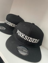 Image 1 of PINKSIDERS BLACK & WHITE SNAPBACK