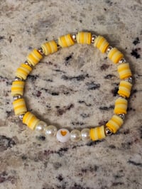 Image 4 of Heishi Love Bracelet