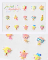 Image 1 of queen cat sticker sheet