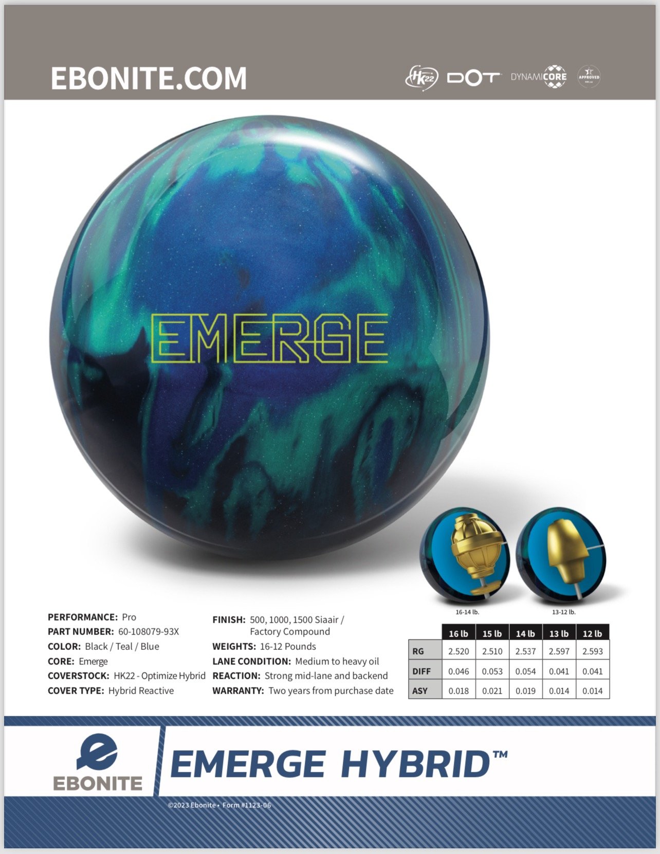 Image of Ebonite Emerge Hybrid