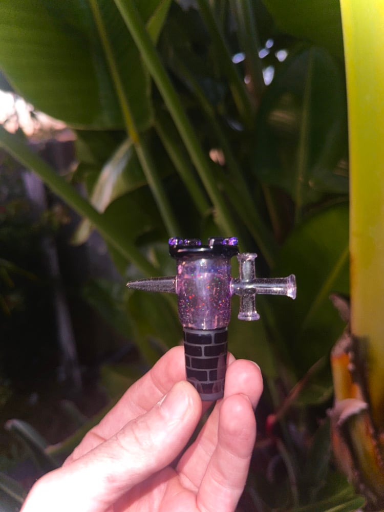 Image of From the case-Purple/Black 4 hole 18mm slide