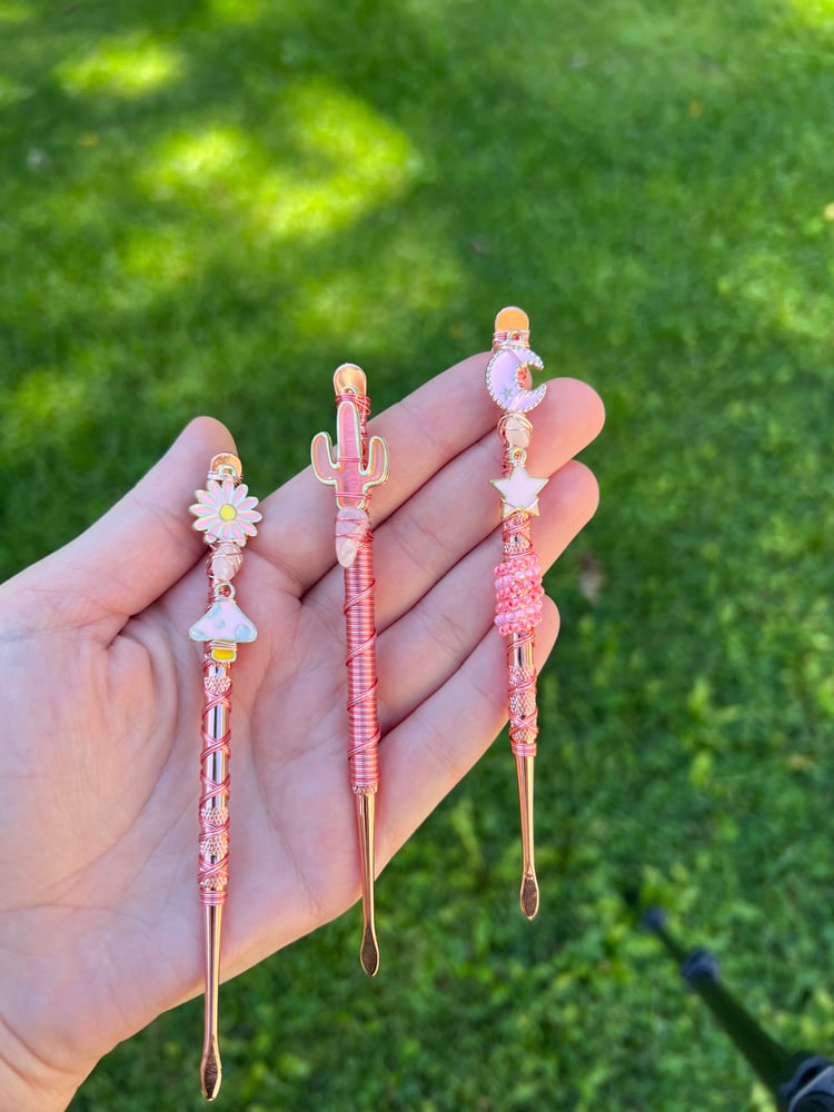 Image of Pink Collection Wax Tools / Bowl Pokers