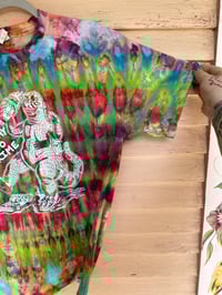 Image 3 of LARGE Godzilla Be Gay Do Crime Tie Dye Shirt C19