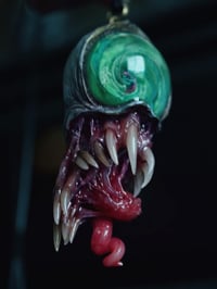 Image 15 of Monstrous Twisted Tongue Pendant, ooak