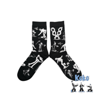 Koko The Clown Ghost Socks