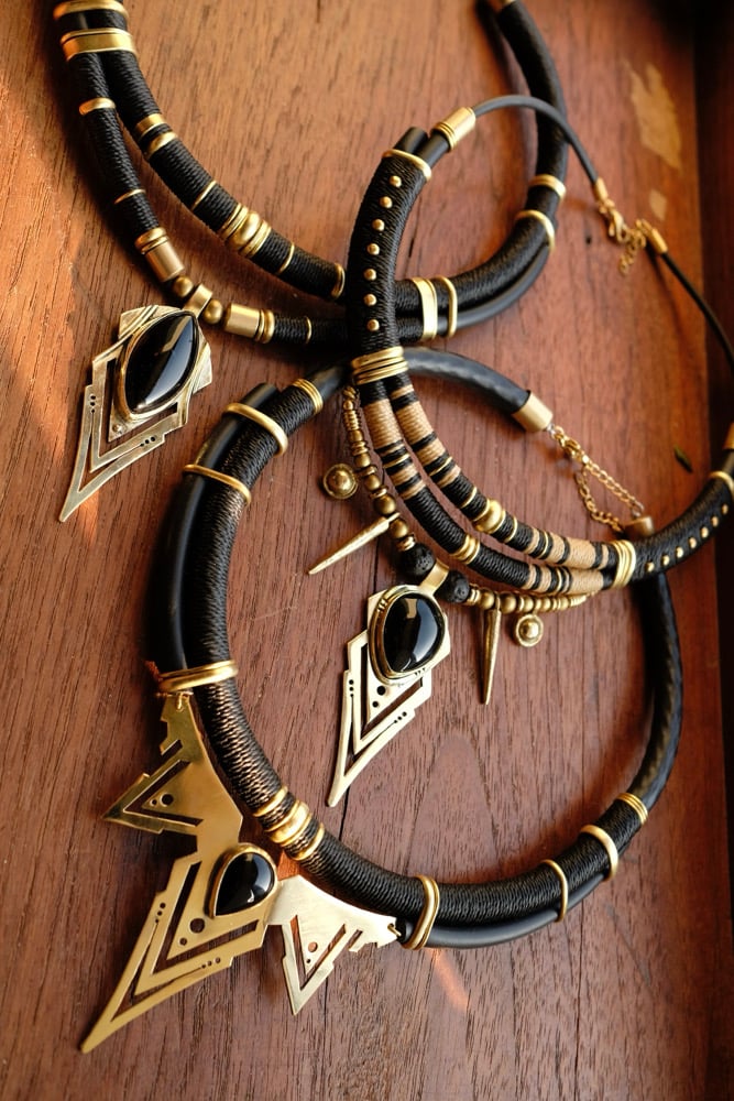 Image of Lilith black Onyx necklace