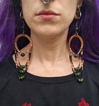 Image 3 of Jade hoops style 2