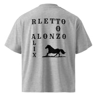 Image 3 of Cowboy Carter Avenegrs Unisex Organic Oversized High Neck Name Tee