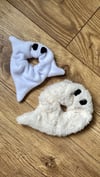 BOO! Ghost scrunchies