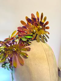 Image 4 of Iridescent flower headpiece