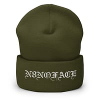 Image 4 of N8NOFACE Old English Logo Cuffed Beanie (+ more colors)