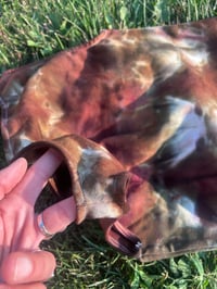 Image 3 of rattlesnake geode ice dyed crop tank (S)