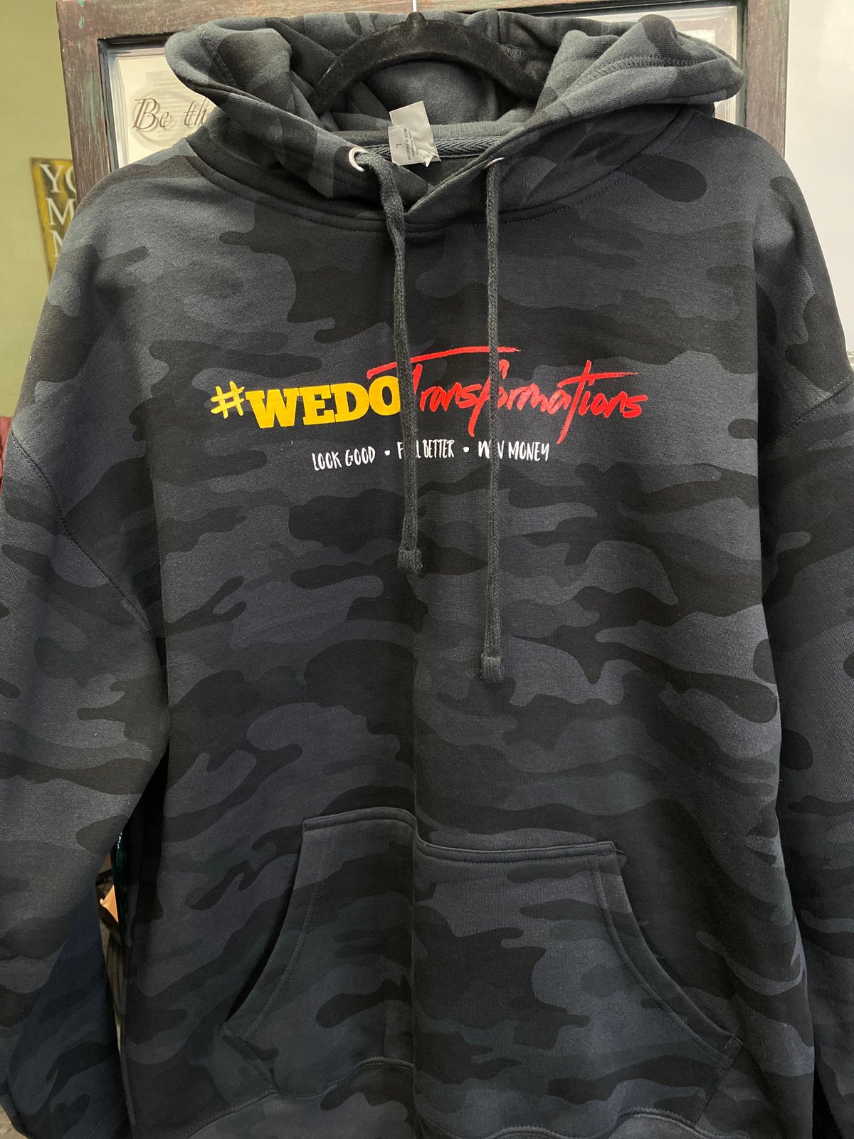 Image of #wedo camo hoodie 