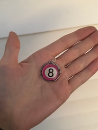 Image 1 of Pink 8 Ball Pendant 